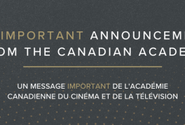 An important announcement from the Canadian Academy