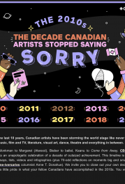 The 2010s: The Decade Canadian Artists Stopped Saying Sorry
