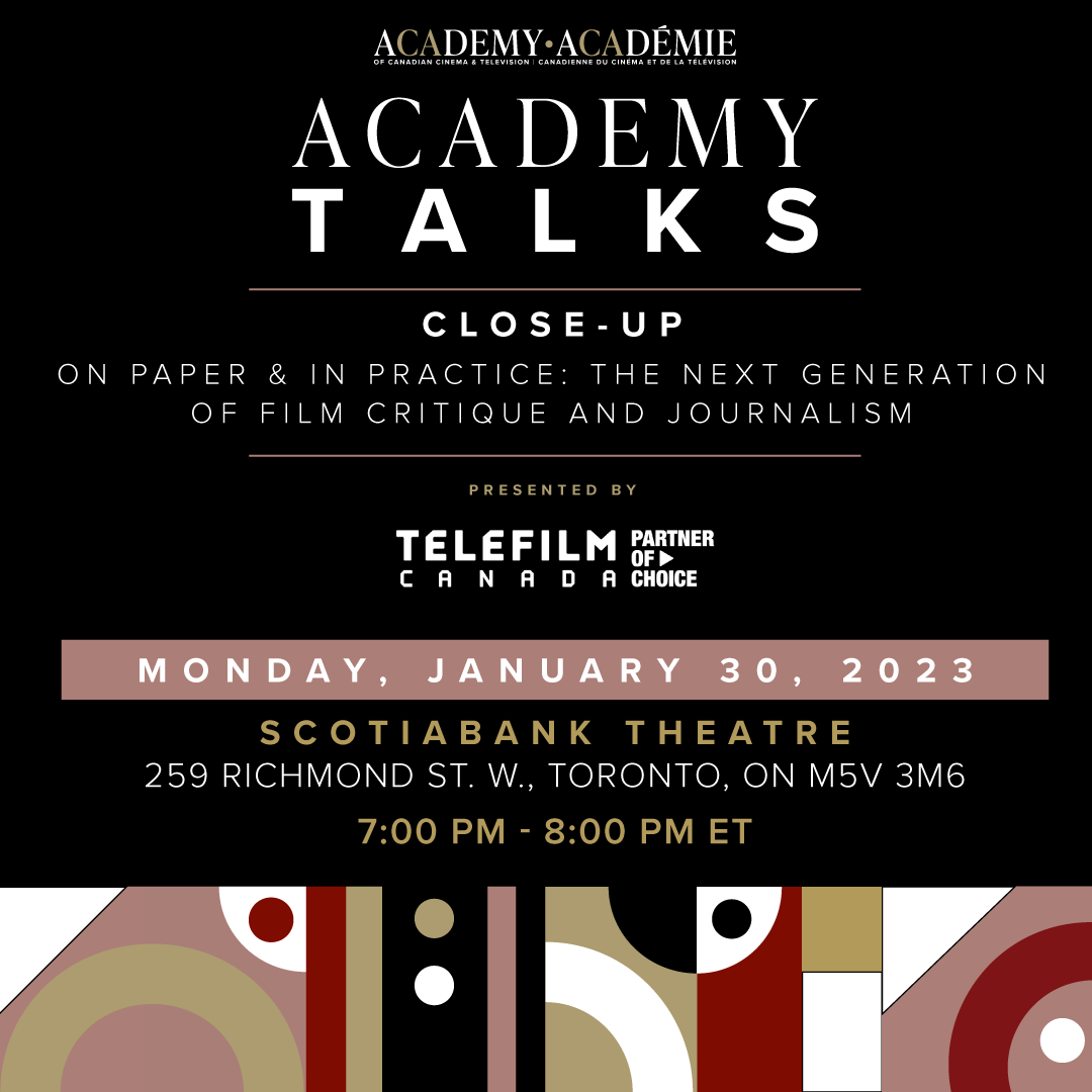 Academy Talks: Close-Up | On Paper & In Practice: The Next Generation of Film Critique and Journalism